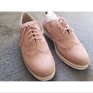 Tillys Rose Gold Suede Shoes